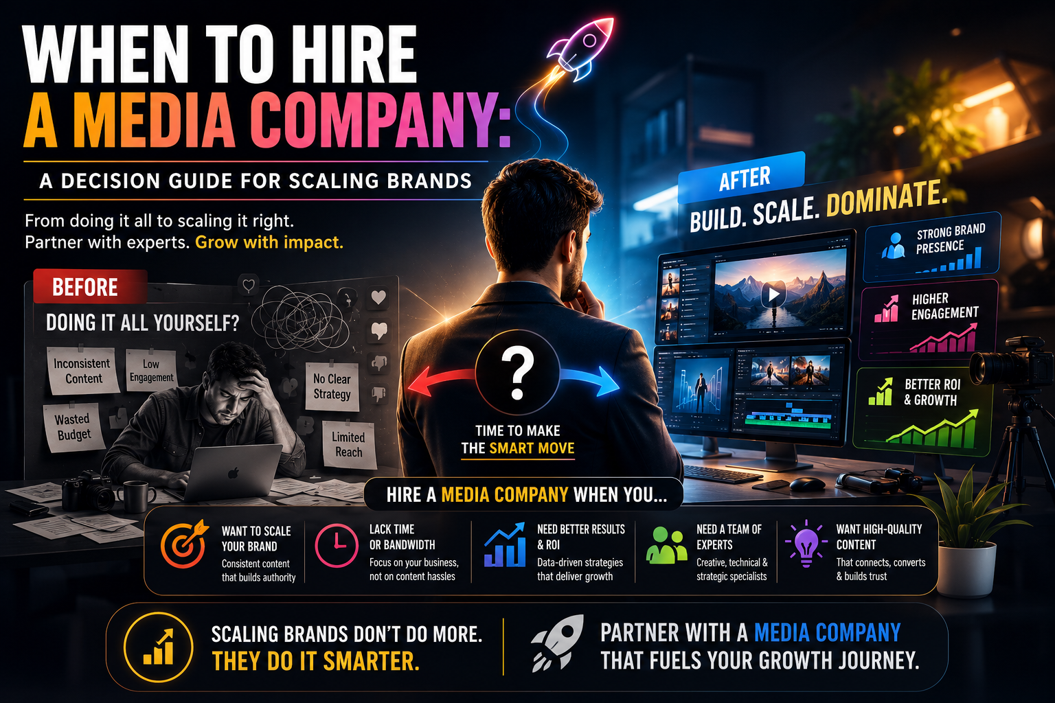 When to Hire a Media Company: A Decision Guide for Scaling Brands