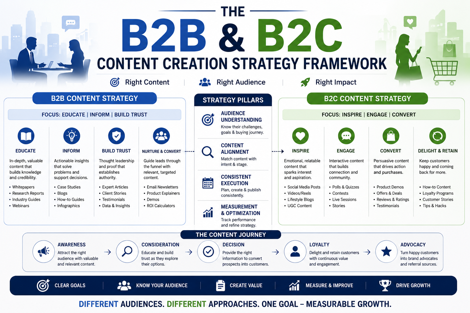 The B2B & B2C Content Creation Strategy Framework