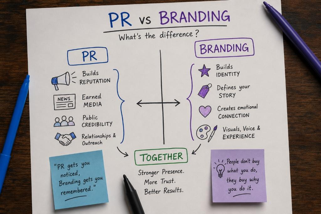 PR vs Branding: Why Great Businesses Need Both to Build Trust and Grow